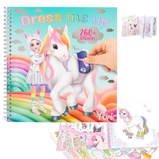 Dress Me Up Livro de autocolantes Ylvi