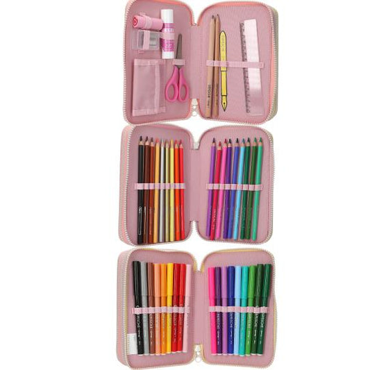 Estojo Triplo - Unicornio