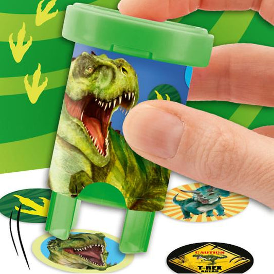 Carimbo de stickers Dino World