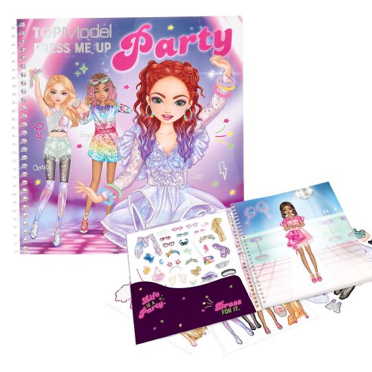 Livro de autocolantes Dress Me Up Party