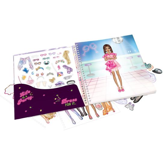 Livro de autocolantes Dress Me Up Party