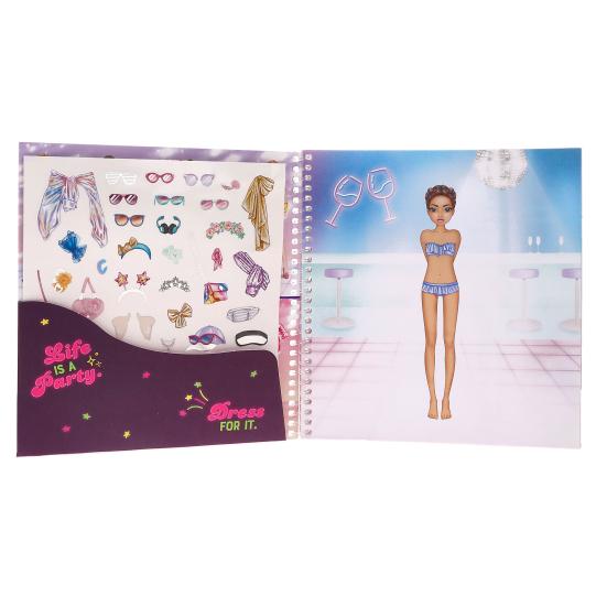 Livro de autocolantes Dress Me Up Party