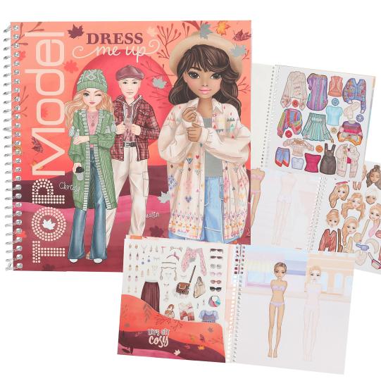 Livro de autocolantes Dress Me Up Cosy