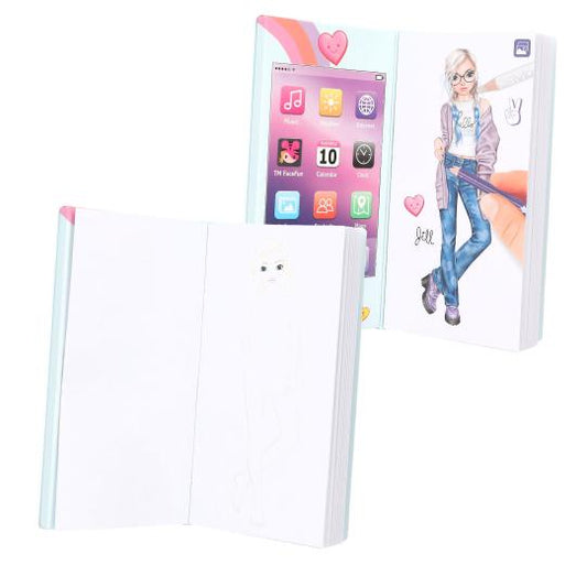 Mini livro de colorir TOPModel com som