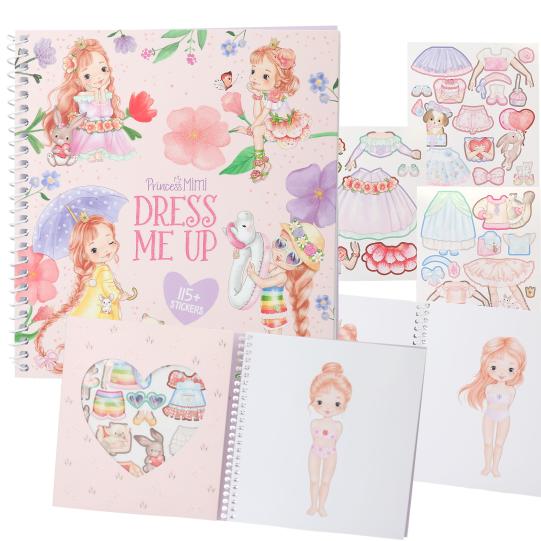 Livro de adesivos da Princesa Mimi - Dress Me Up
