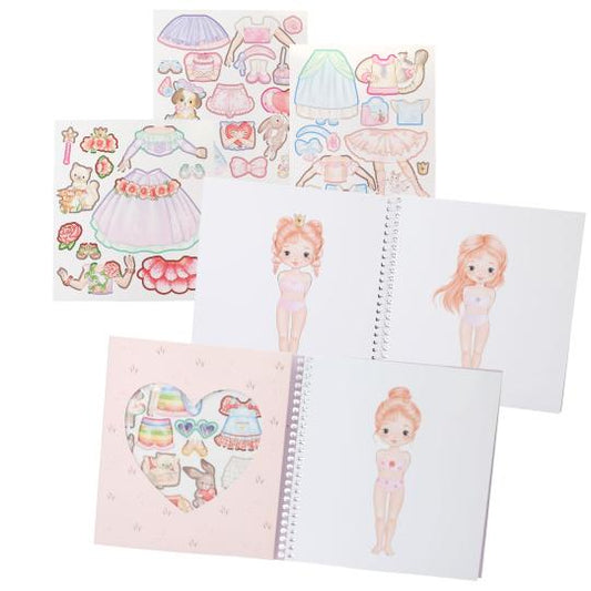 Livro de adesivos da Princesa Mimi - Dress Me Up