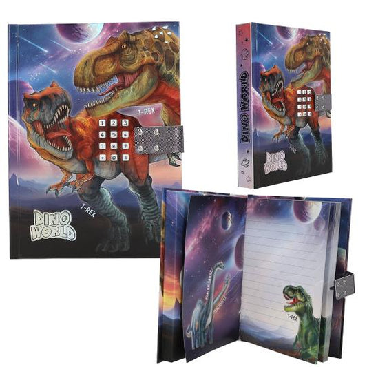 Diário do Mundo Dino com Código e Som