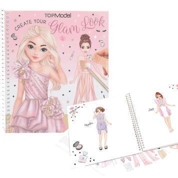 Livro de Colorir TOPModel Crie seu look glam
