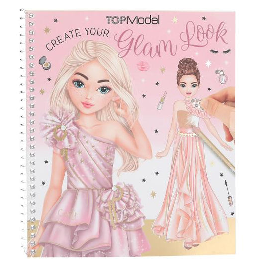 Livro de Colorir TOPModel Crie seu look glam