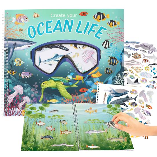 Livro de Stickers Ocean Life