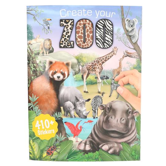 Crie seu livro de colorir do zoológico