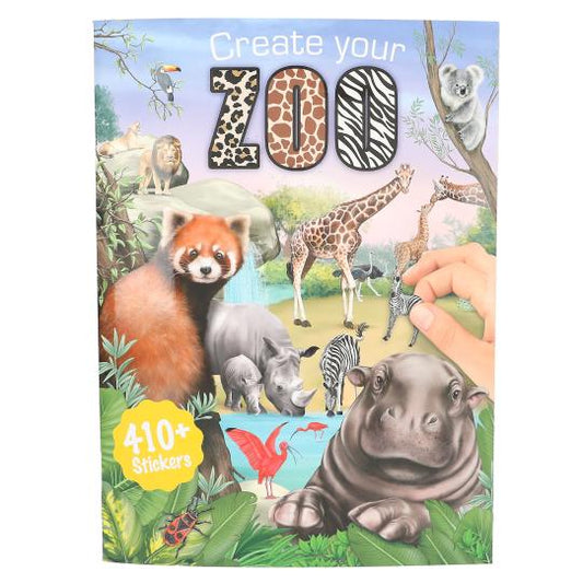 Crie seu livro de colorir do zoológico