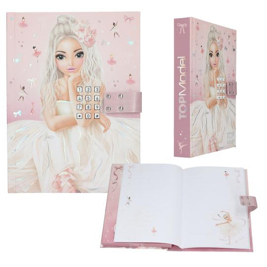 Diário TOPModel com código e som BALLET