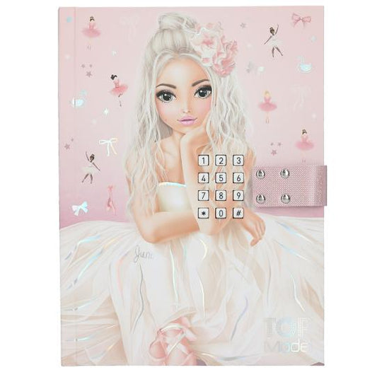 Diário TOPModel com código e som BALLET