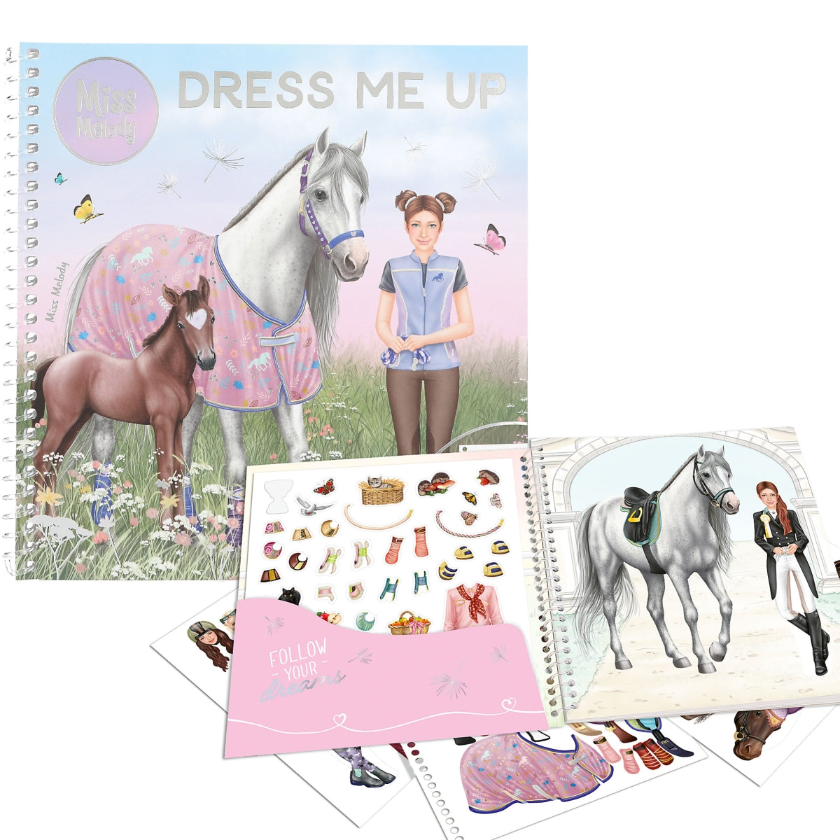 Livro de Autocolantes TOPModel Dress Me Up – Cavalos