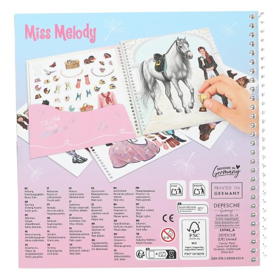 Livro de Autocolantes TOPModel Dress Me Up – Cavalos
