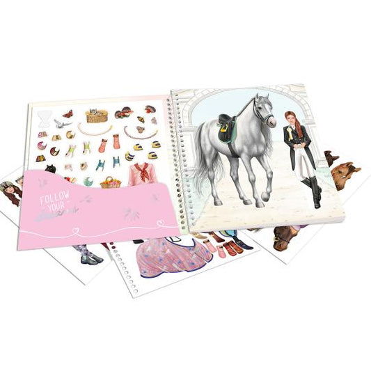 Livro de Autocolantes TOPModel Dress Me Up – Cavalos