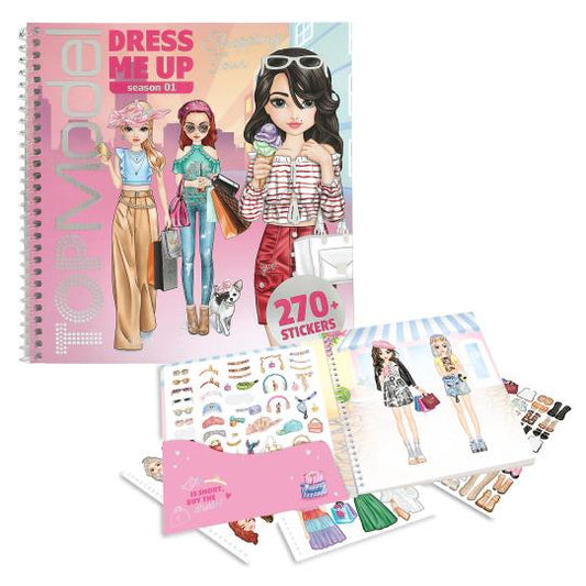 Livro de Adesivos TOPModel Dress Me Up – Passeio de Compras
