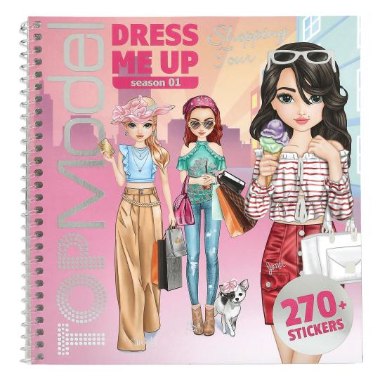 Livro de Adesivos TOPModel Dress Me Up – Passeio de Compras