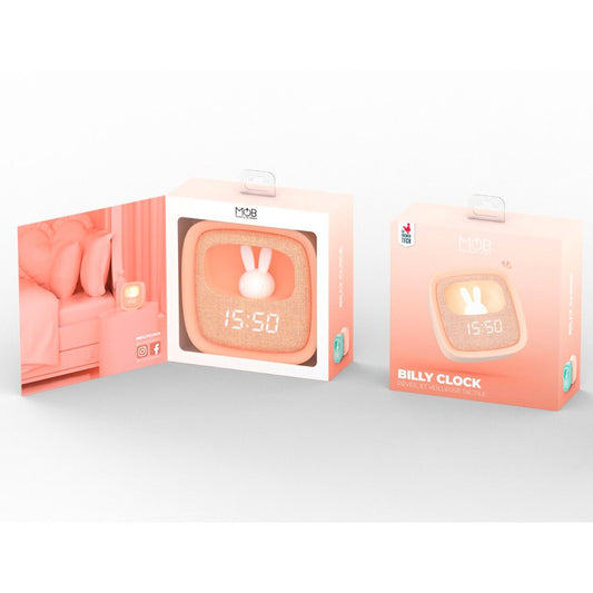 Relógio Despertador com luz de presença - Pink