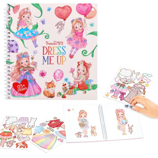 Livro Autocolantes Princess Mimi Dress Me Up