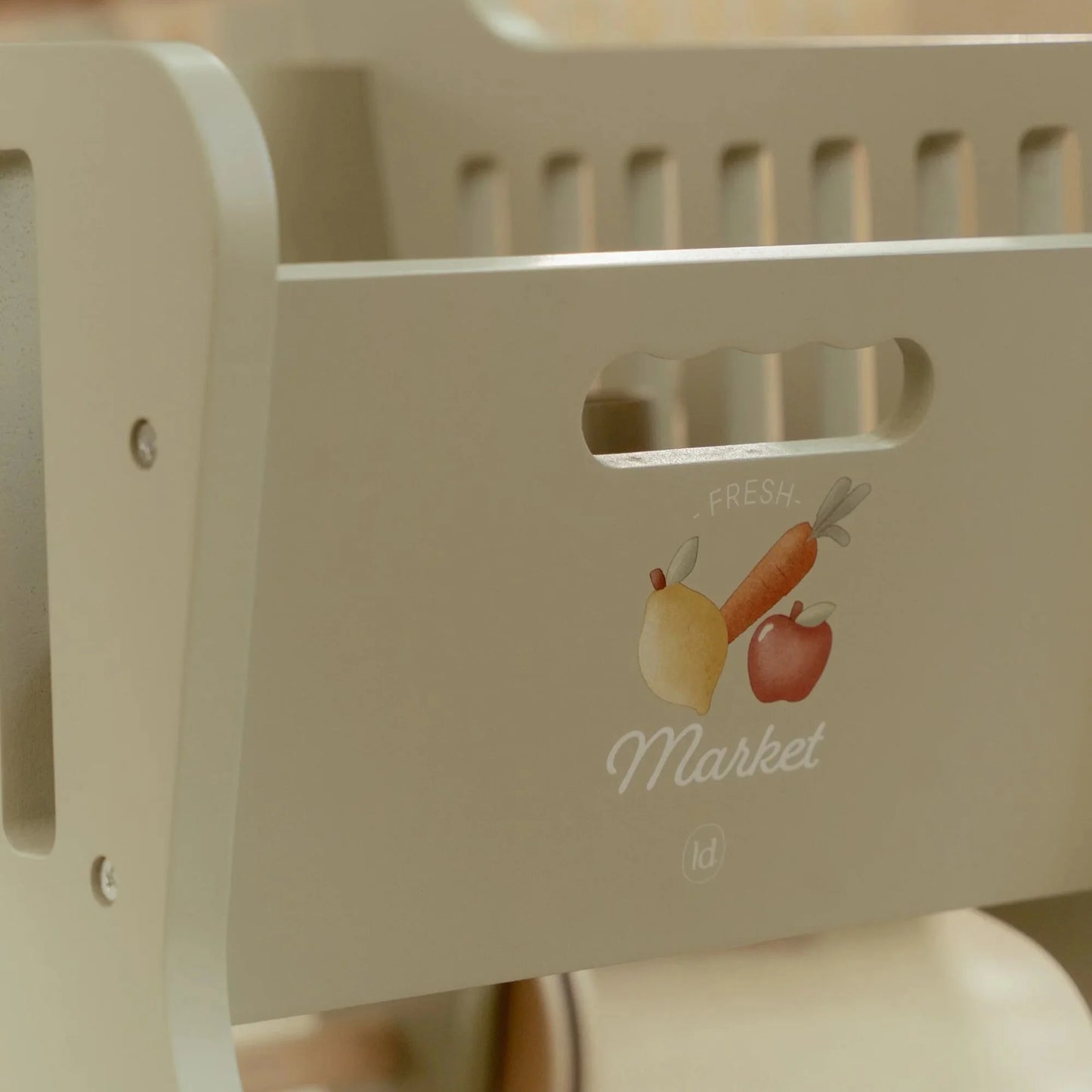 Carrinho de compras em madeira Verde - Little Dutch