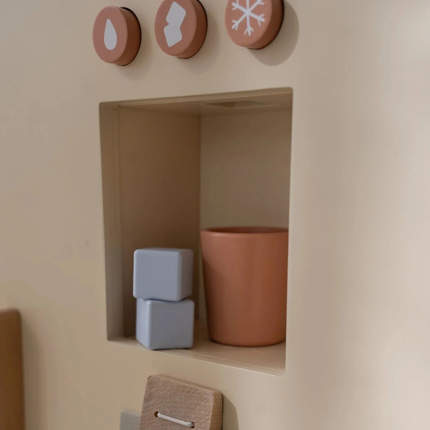 Frigorífico de madeira Creme - Little Dutch