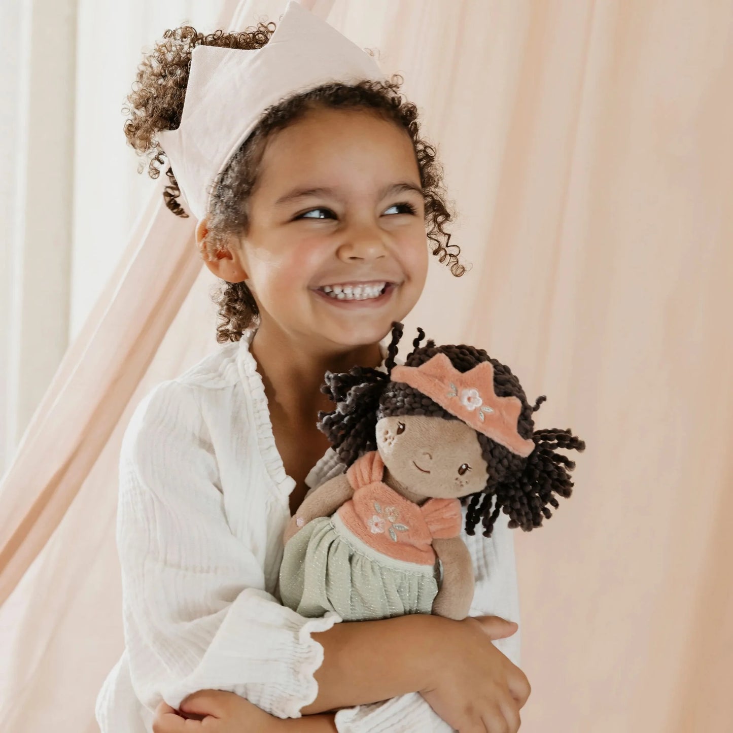 Boneca de Pano 35cm - Princesa Evi