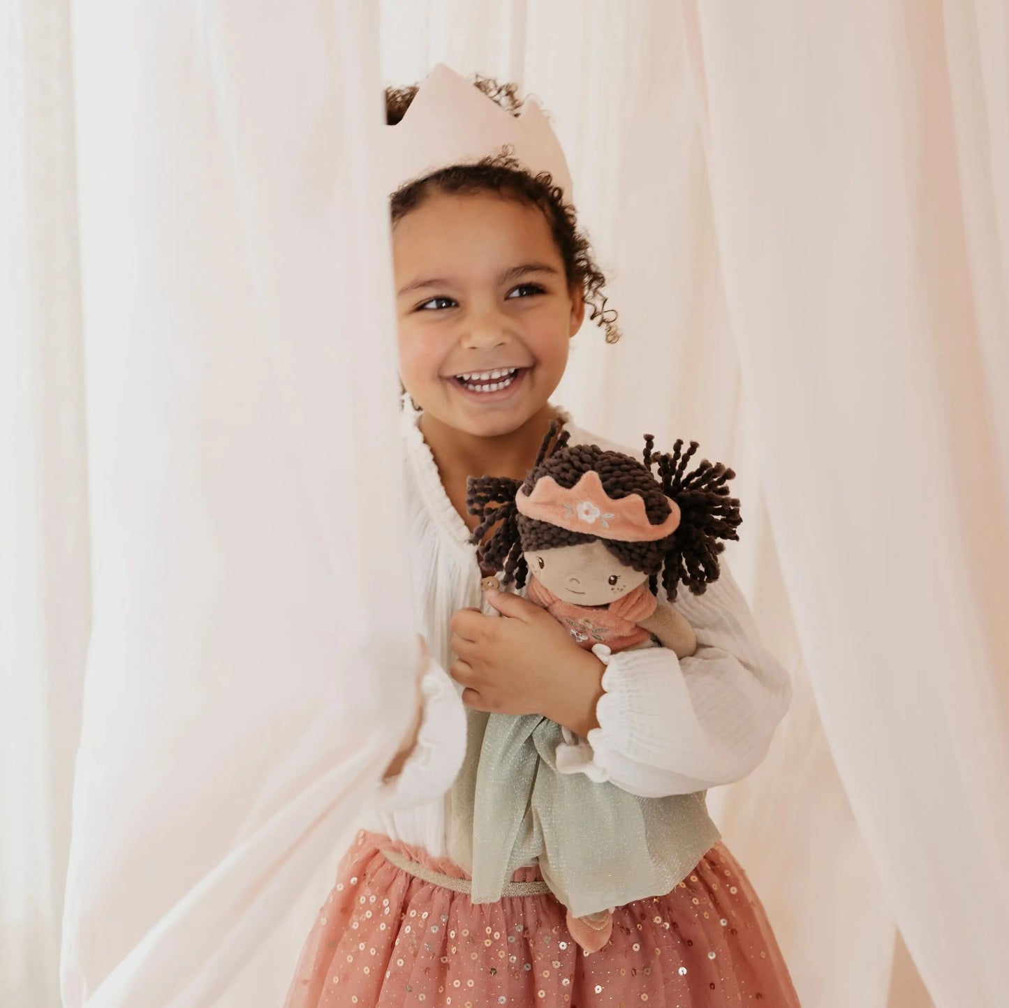 Boneca de Pano 35cm - Princesa Evi