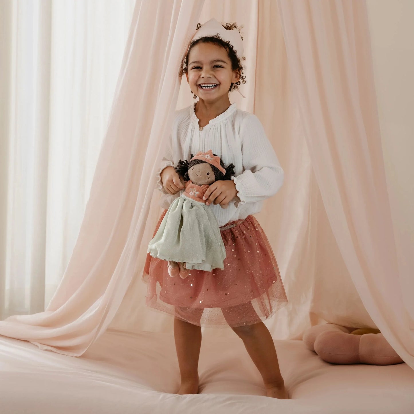 Boneca de Pano 35cm - Princesa Evi