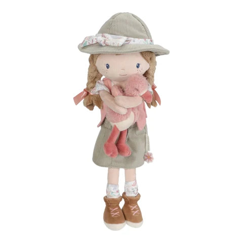 Boneca de Pano Rosa | Safari Friends 35cm