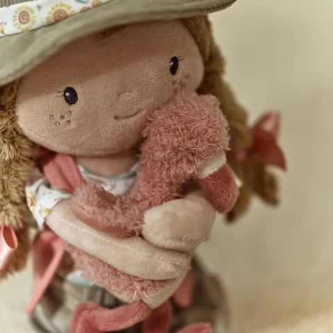 Boneca de Pano Rosa | Safari Friends 35cm