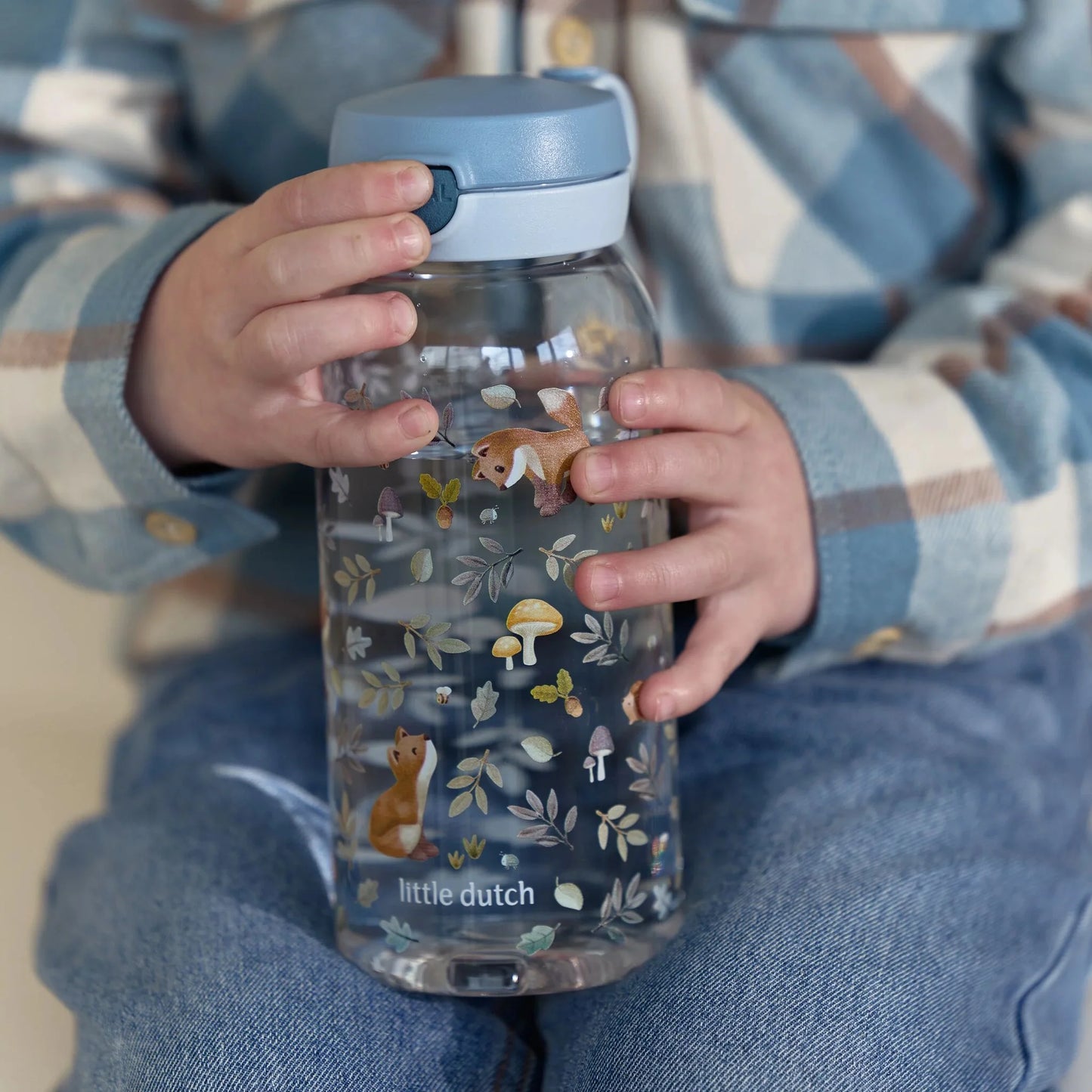 Garrafa de Plástico 600ml - Azul