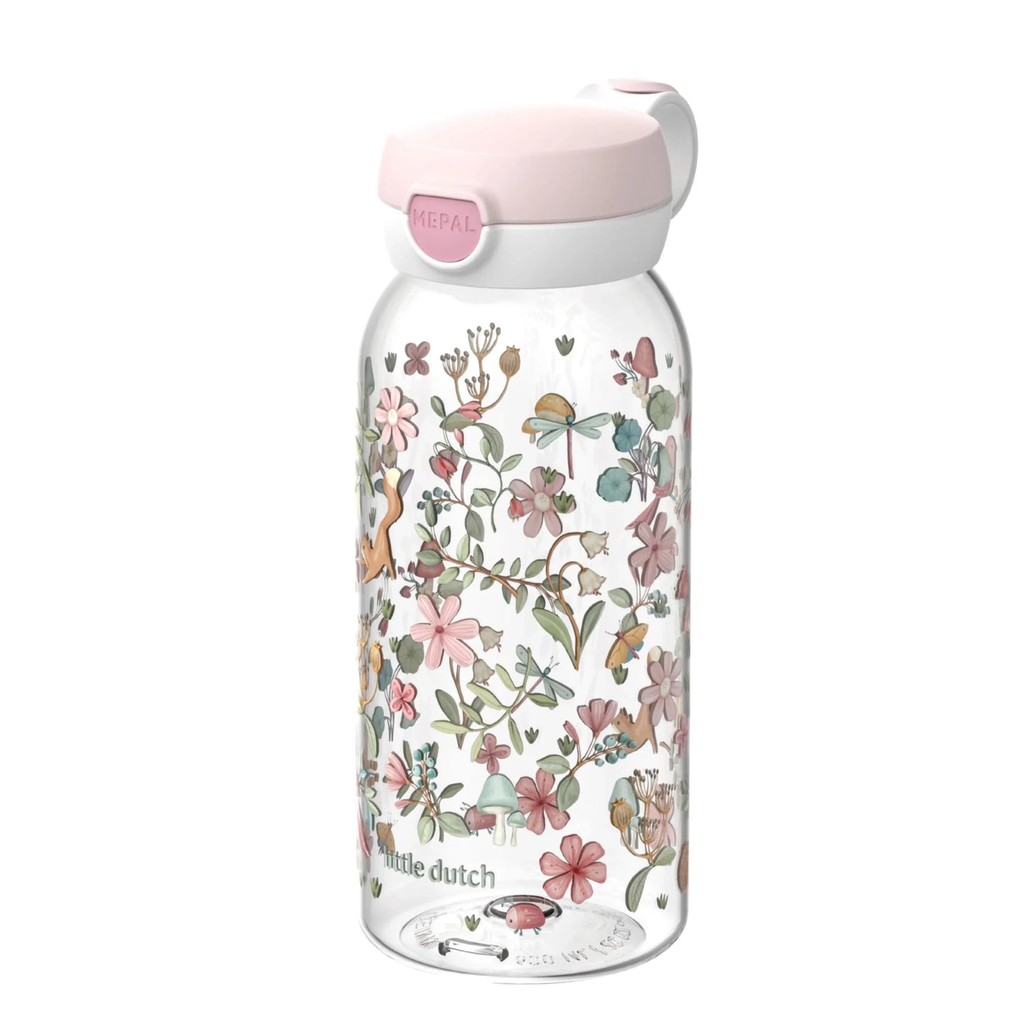 Garrafa de Plástico 600ml - Rosa