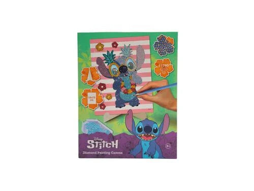 Pinta c/diamantes canva - Stitch