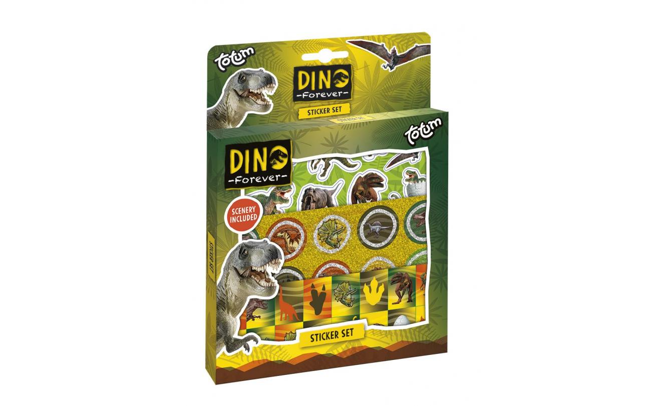 Conjunto de pegatinas Dino para siempre