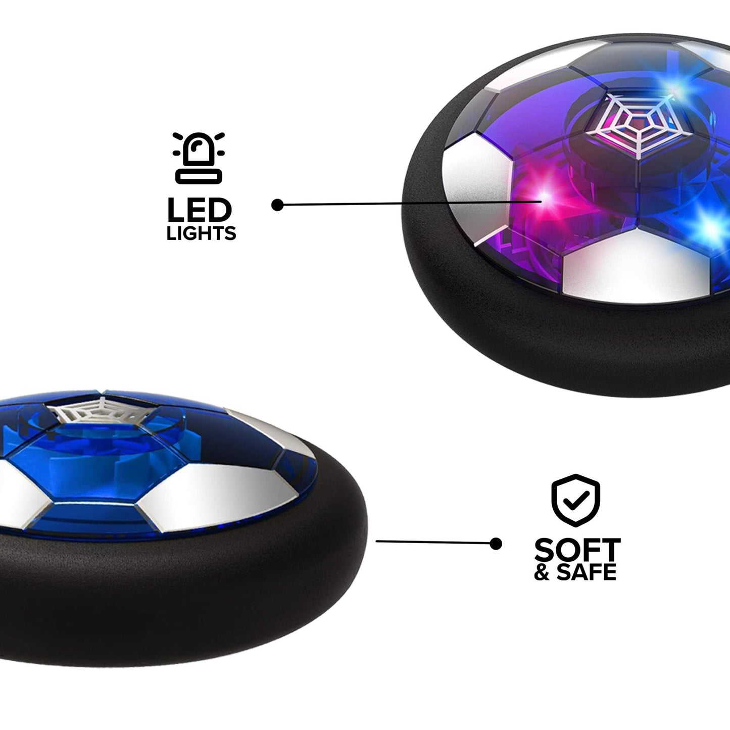 Bola de Futebol de salão com Luzes