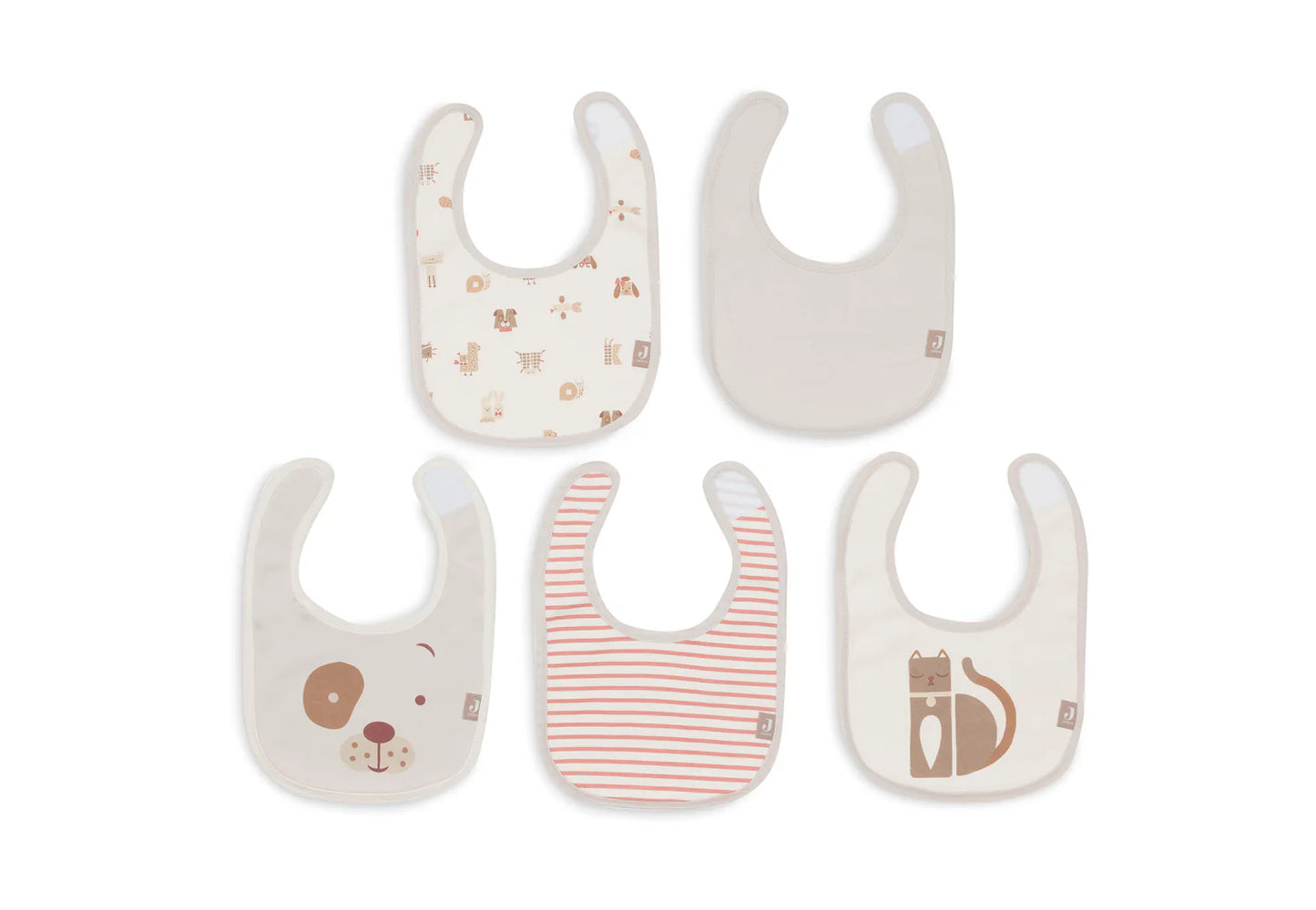 Babete Bib Jersey - Animal Friends