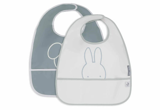 Babete Impermeável Miffy Peekaboo - Verde Mar