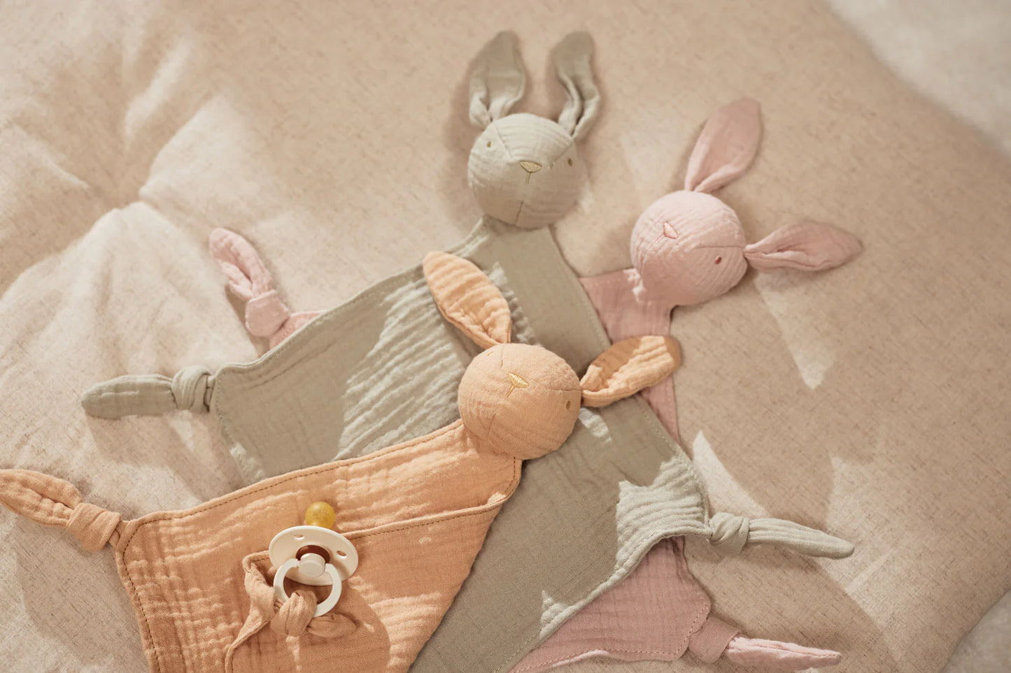 Doudou Bunny Ears - Wild Rose