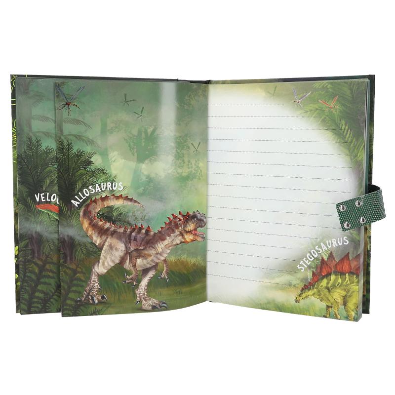 Diario Dino World con código secreto