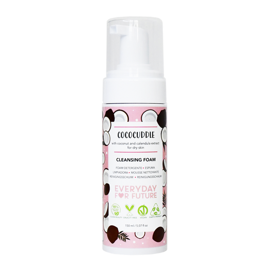 Limpeza Facial Espuma com Extrato de Coco