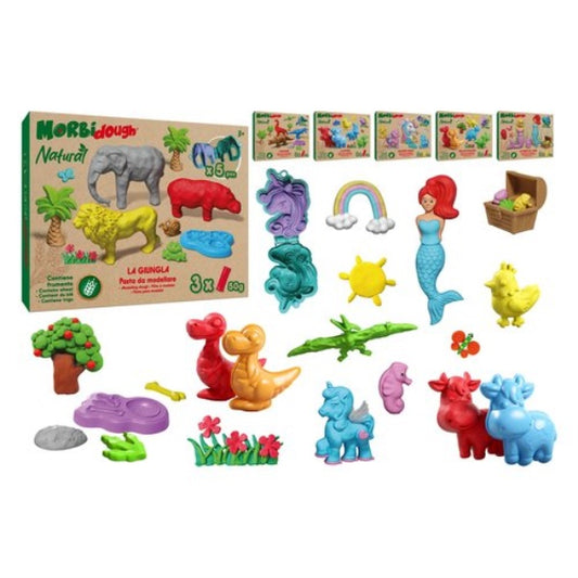 Plasticina Animais 3x50gr