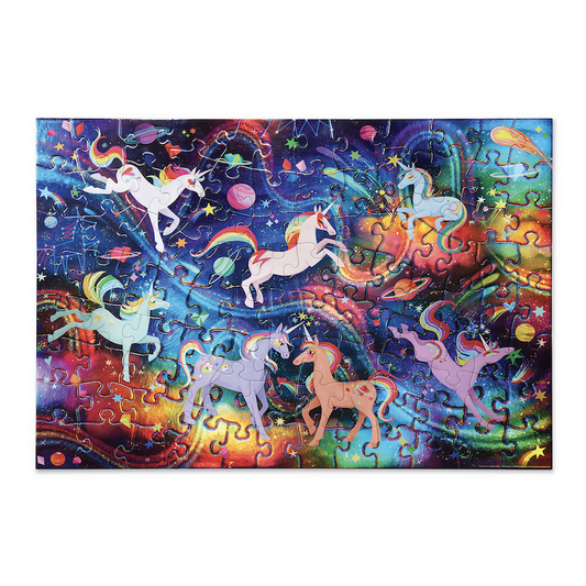 Puzzle 100pc holographic/unicorn galaxy