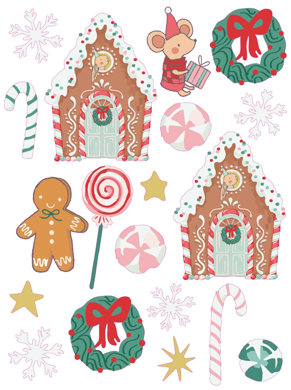 Wallstickers de Natal - adesivos de parede