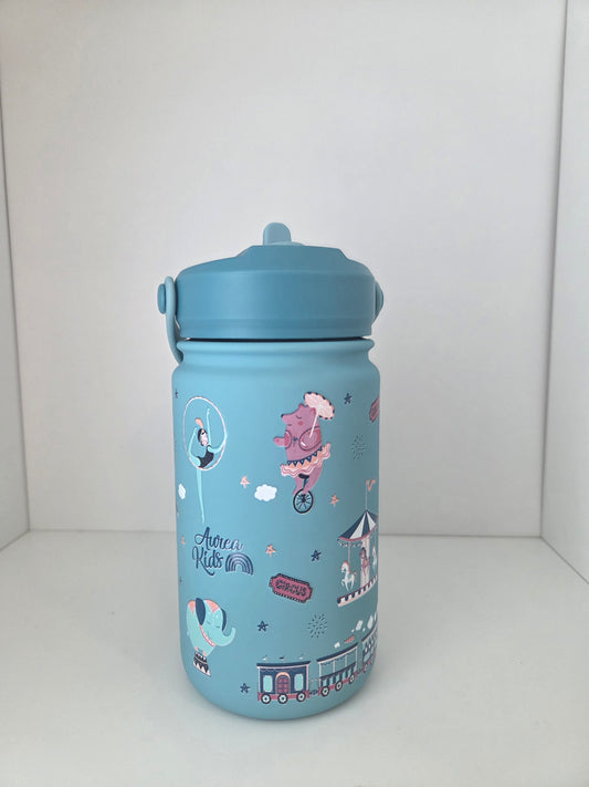 Garrafa Termica 330ml - Circo Azul