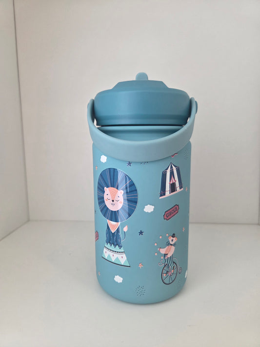 Garrafa Termica 330ml - Circo Azul