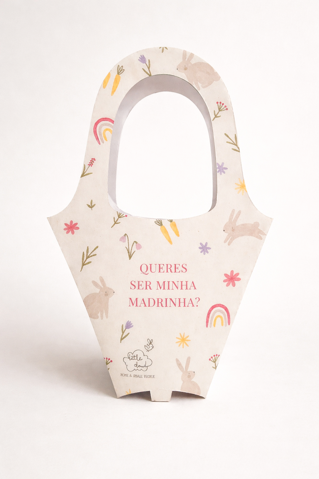 Cesto de Papel - Queres Ser Minha Madrinha?
