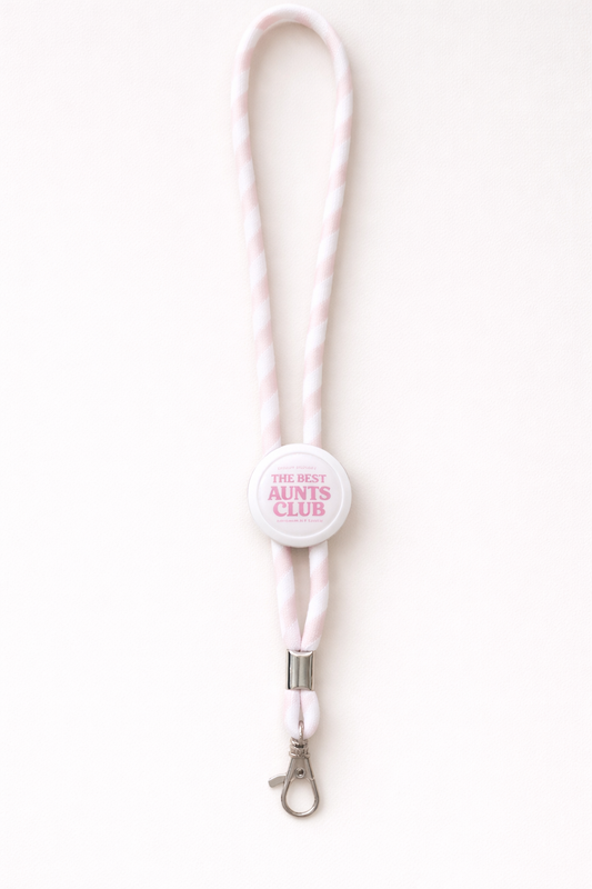 Fita/lanyard porta chaves ou cartões - The Best Aunts Club