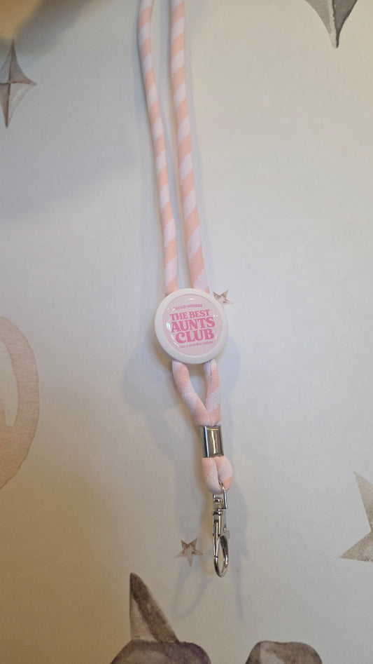 Fita/lanyard porta chaves ou cartões - The Best Aunts Club